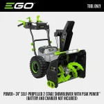 EGO Power+ 24″ Self Propelled 2-Stages Snow Blower SNT2400