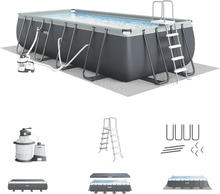 Intex Ultra XTR Rectangular Swimming Pool Set with Pumps