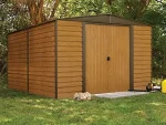 Arrow WR1012 Woodridge EG Steel Storage Shed, 10 by 12-Feets