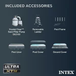 Intex Ultra XTR Rectangular Swimming Pool Set with Pumps