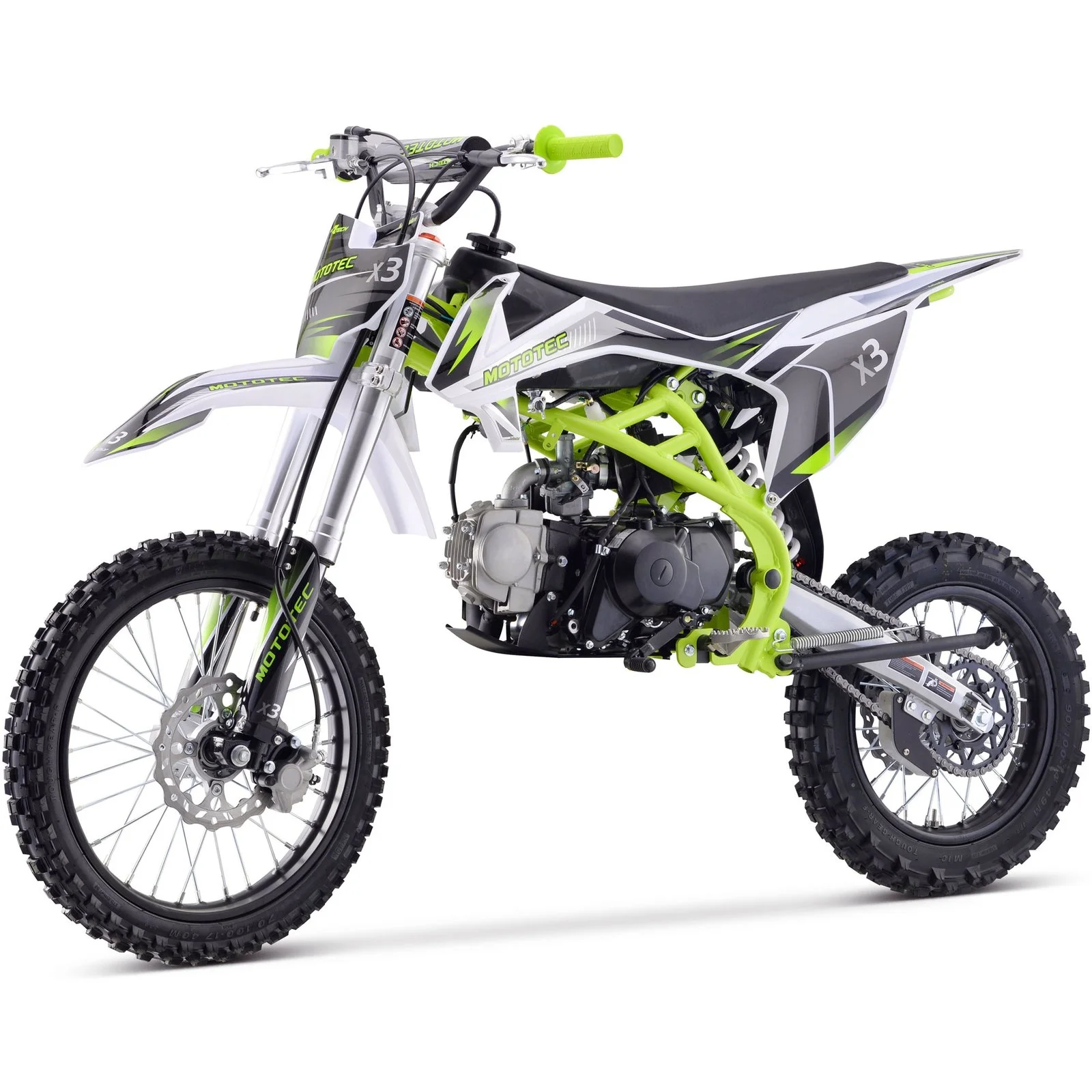 MotoTec X3 125cc 4-Stroke Gas Dirt Bikes MotoTec X3 125cc 4-Stroke Gas Dirt Bikes
