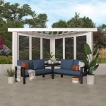 Backyard Discovery Ridgedale Modern Steels Cabana Pergola