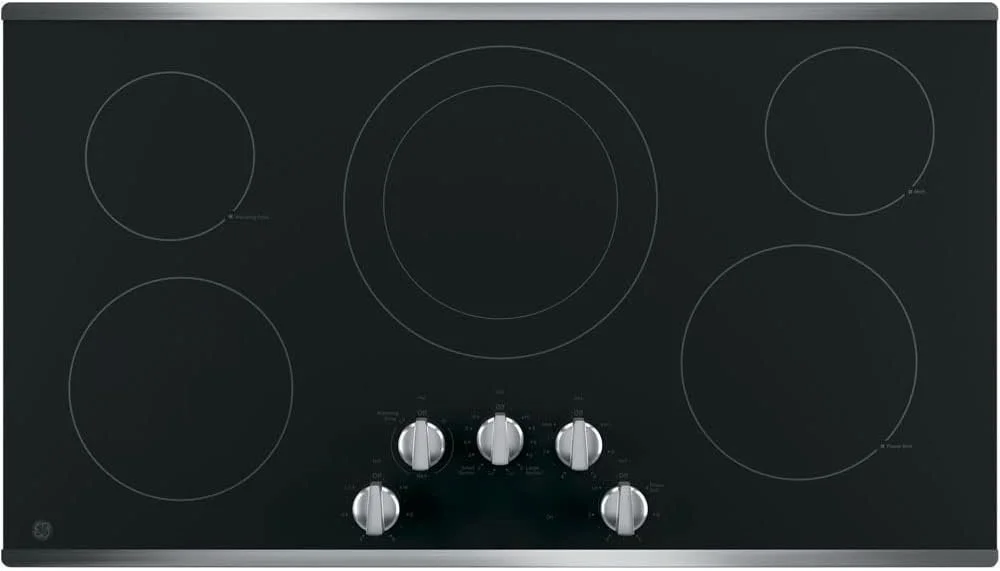 GE 36″ Built-In Electric Cooktops JP3036SLSS GE 36″ Built-In Electric Cooktops JP3036SLSS