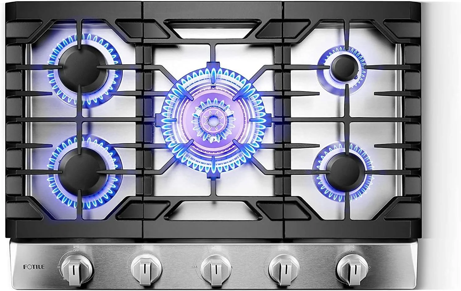 Fotile 30″ Tri-Ring Gas Cooktops GLS30501 Fotile 30″ Tri-Ring Gas Cooktops GLS30501