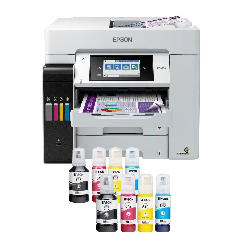 Epson EcoTank Pro ET-5850 Color Lasers Epson EcoTank Pro ET-5850 Color Lasers