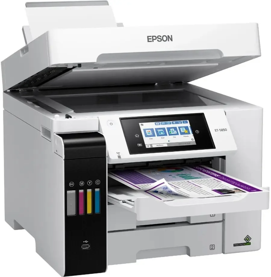 Epson EcoTank Pro ET-5850 Wireless Color All-in-One Supertanks Printer C11CJ29201 Epson EcoTank Pro ET-5850 Wireless Color All-in-One Supertanks Printer C11CJ29201