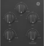 GE 36″ Built-in Gas Cooktops JGP3036DLBB