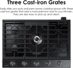 Samsung 36″ Gas Cooktops NA36N6555TS