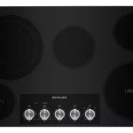 KitchenAid 36″ Electric Cooktops with 5 Elements and Knob Controls