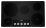 KitchenAid 36″ Electric Cooktops with 5 Elements and Knob Controls